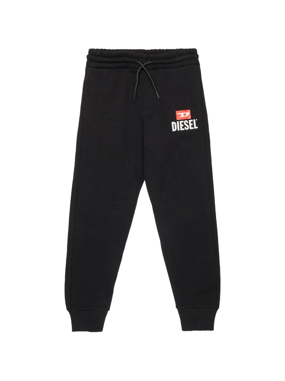 Diesel Kids logo-print drawstring track pants - Nero