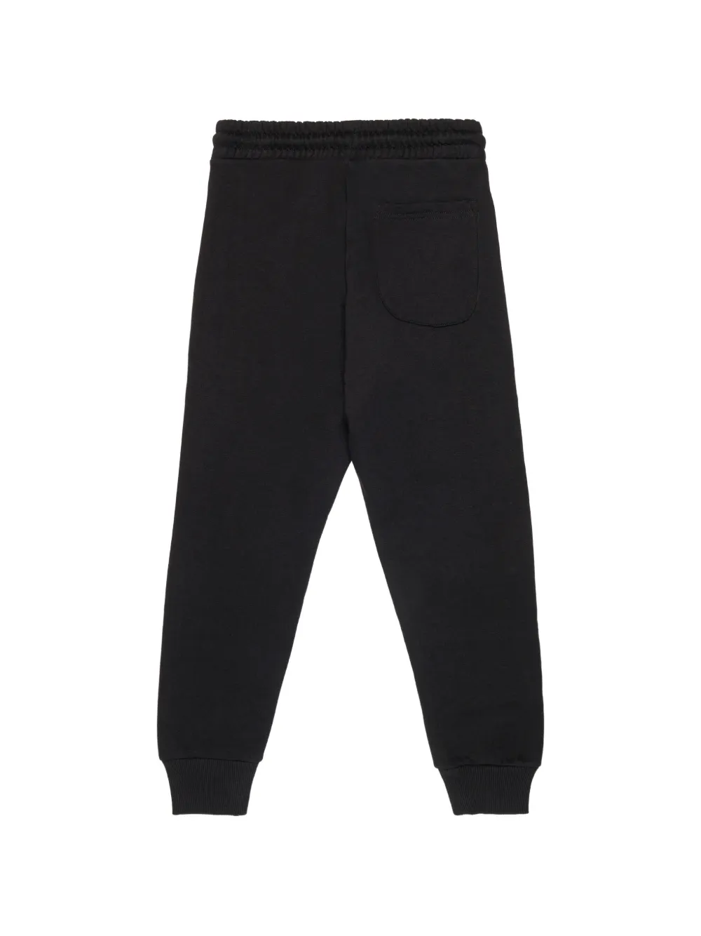 Diesel Kids Trainingsbroek met logoprint en trekkoord Zwart
