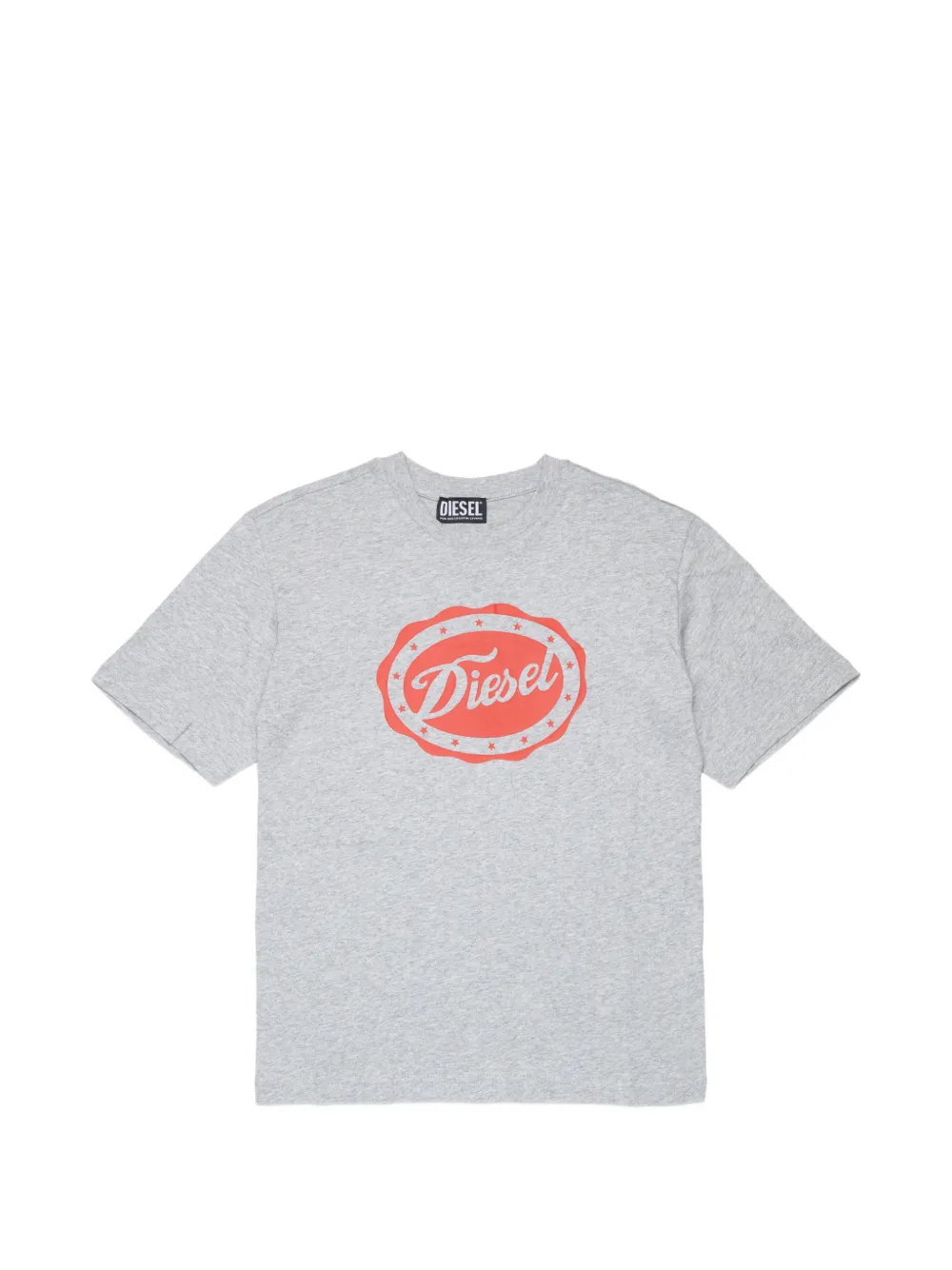 Diesel Kids logo-print T-shirt - Grigio