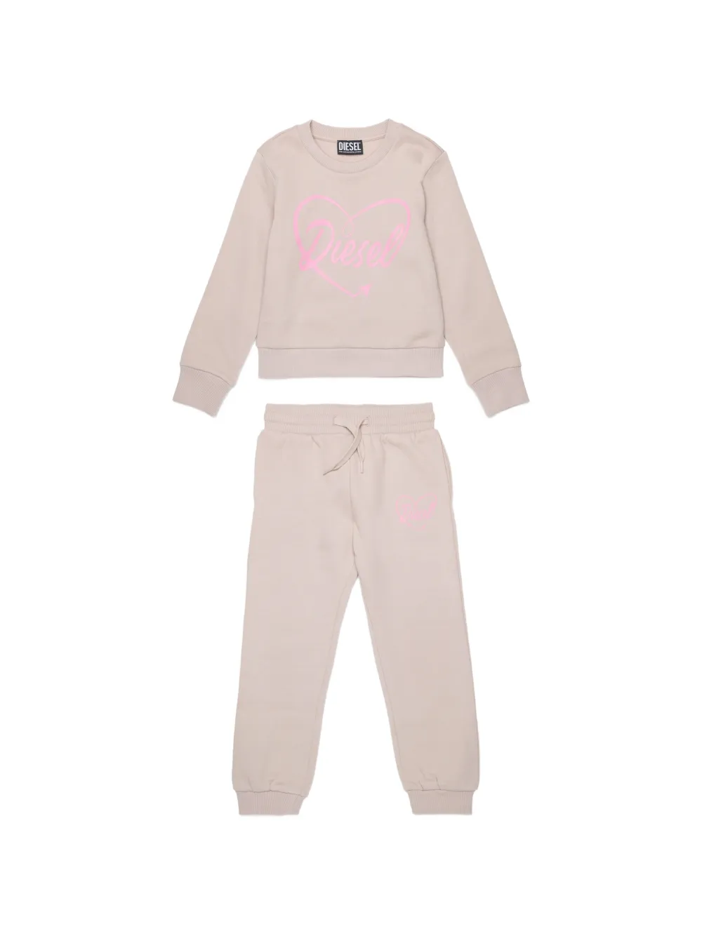 Diesel Kids Tuta sportiva con logo - Toni neutri