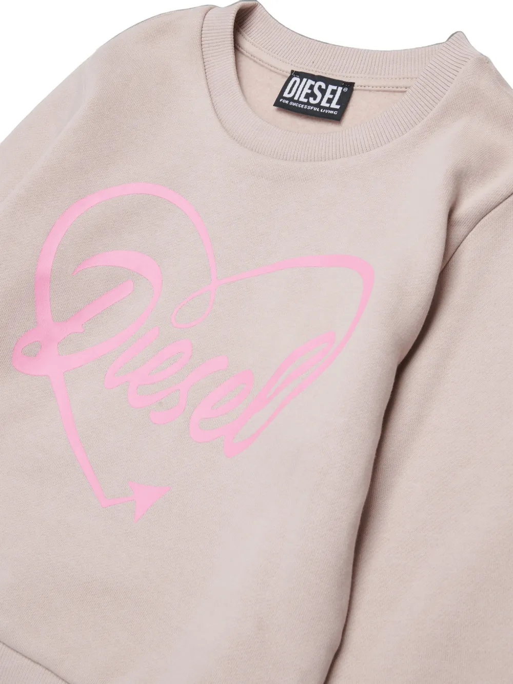 Diesel Kids Trainingspak met logoprint Beige