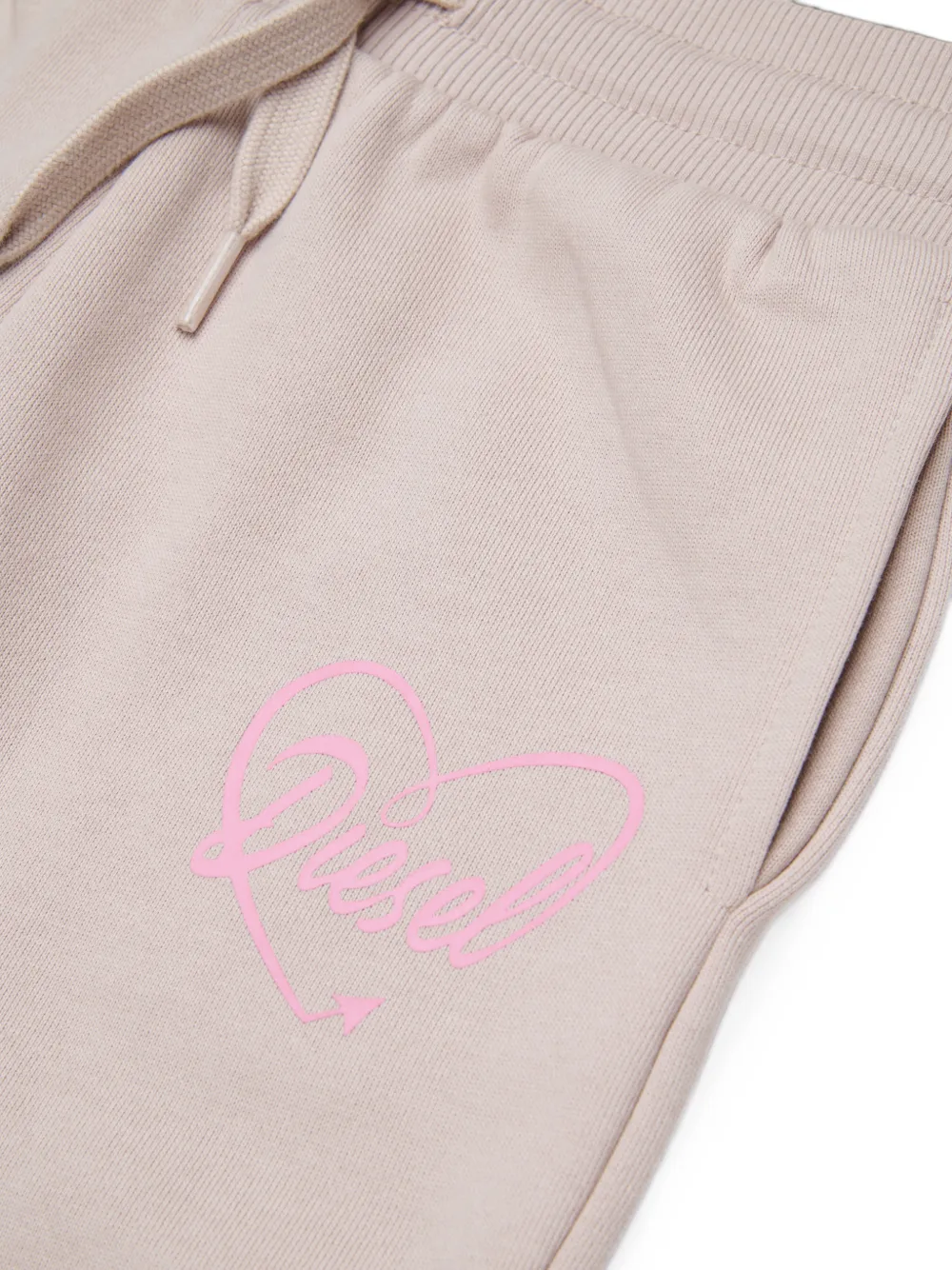 Diesel Kids Trainingspak met logoprint Beige