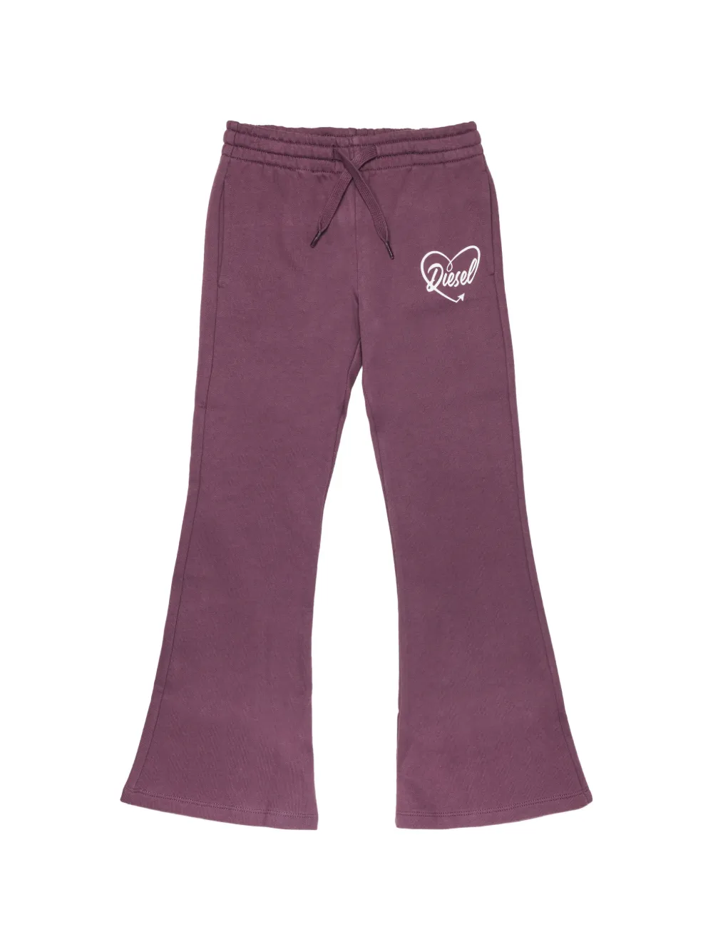 Diesel Kids Pantaloni svasati con stampa - Viola