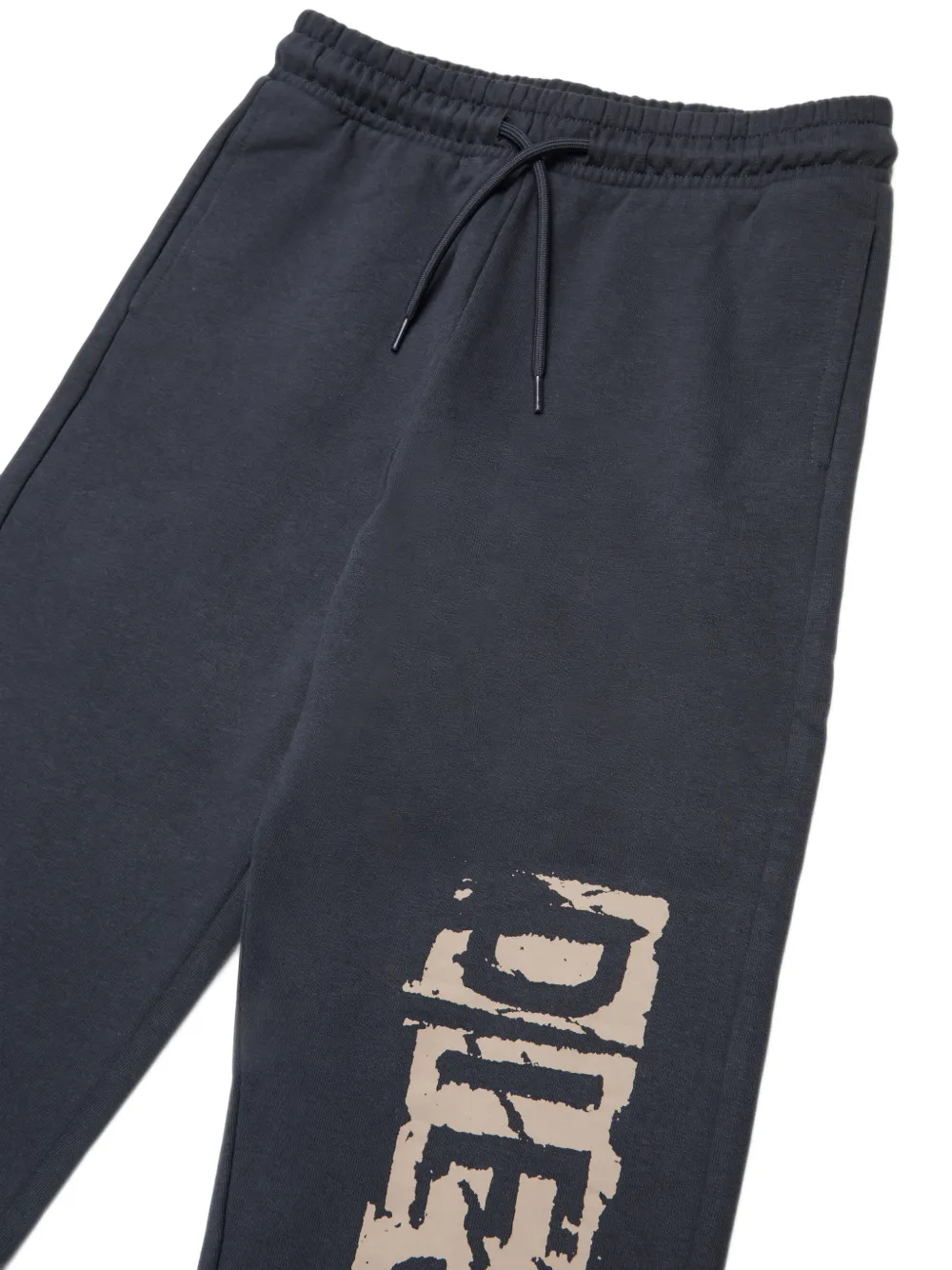 Diesel Kids Trainingsbroek met logoprint Grijs