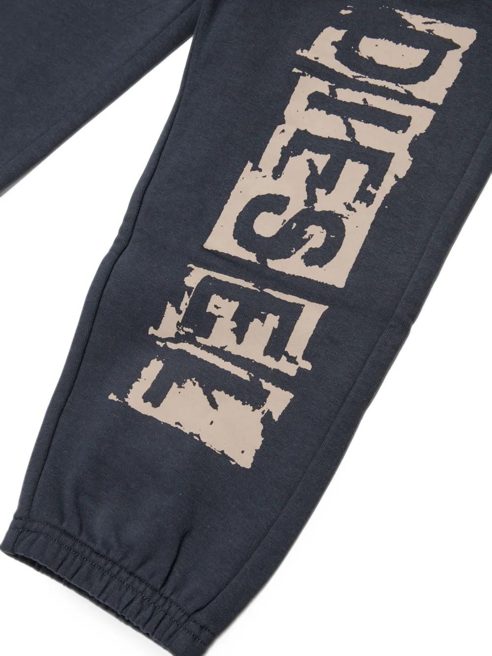 Diesel Kids Trainingsbroek met logoprint Grijs