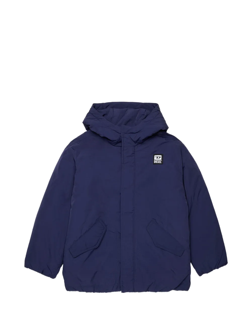 Diesel Kids Piumino con cappuccio - Blu