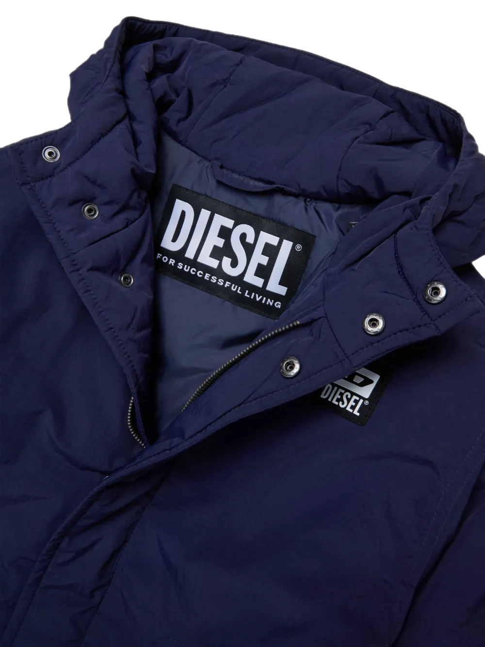 Diesel Kids Jack met logopatch Blauw