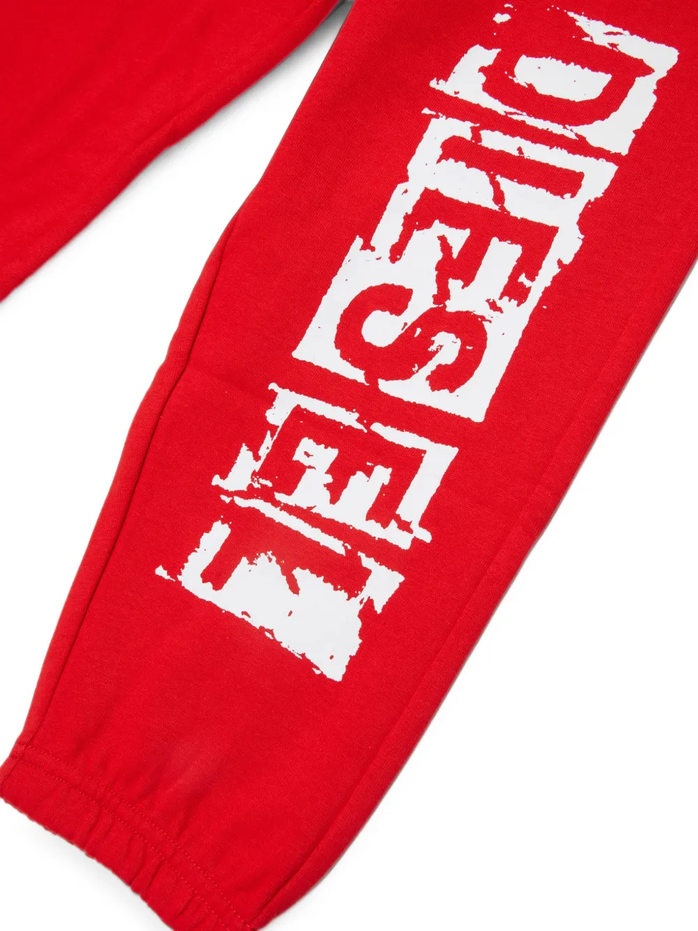 Diesel Kids Trainingsbroek met logoprint Rood