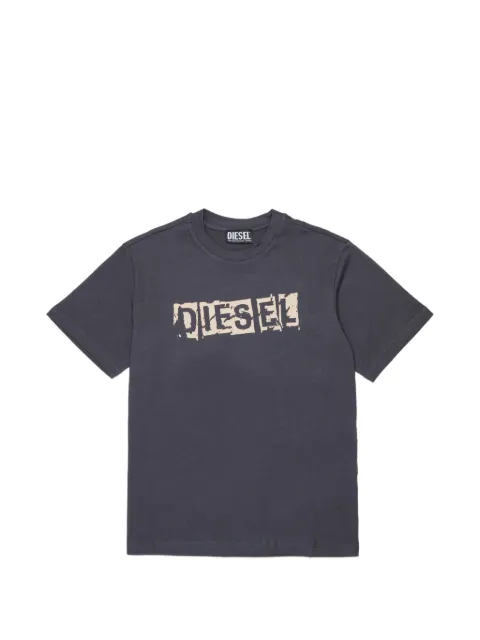 Diesel Kids logo-print cotton T-shirt