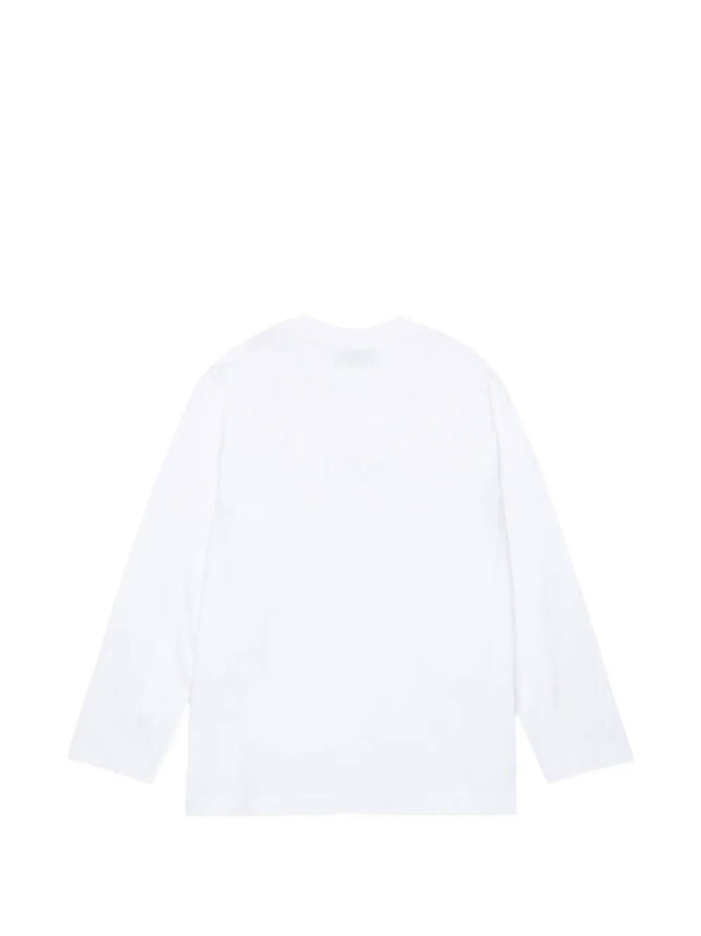 Diesel Kids T-shirt met lange mouwen en logo-print Wit