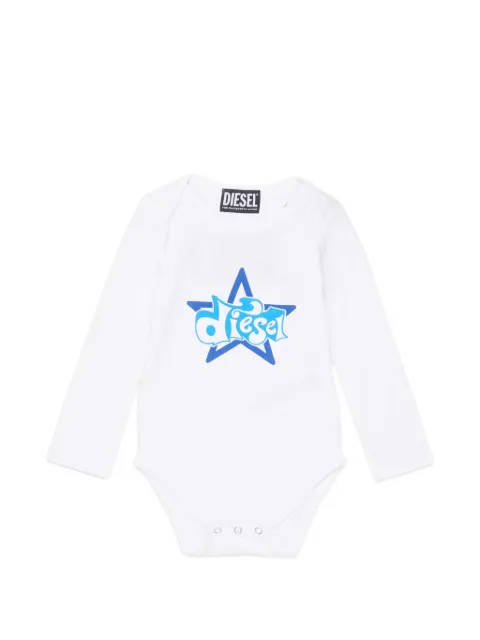 Diesel Kids body à manches longues et logo imprimé
