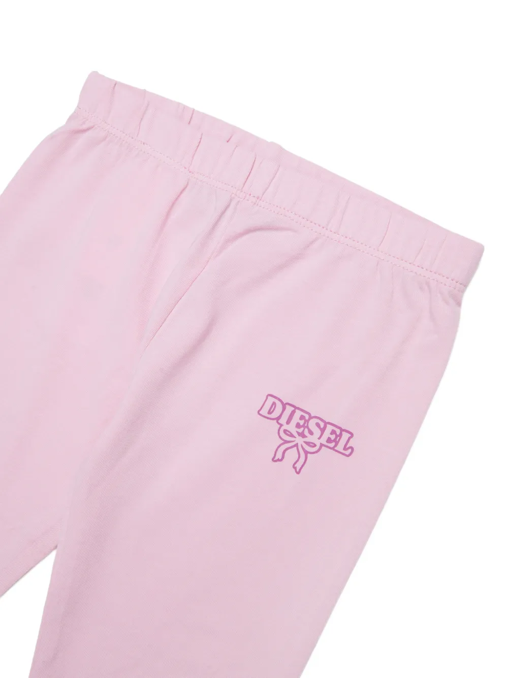 Diesel Kids logo-print tracksuit set Roze