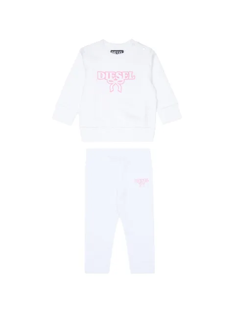 Diesel Kids logo-print cotton tracksuit