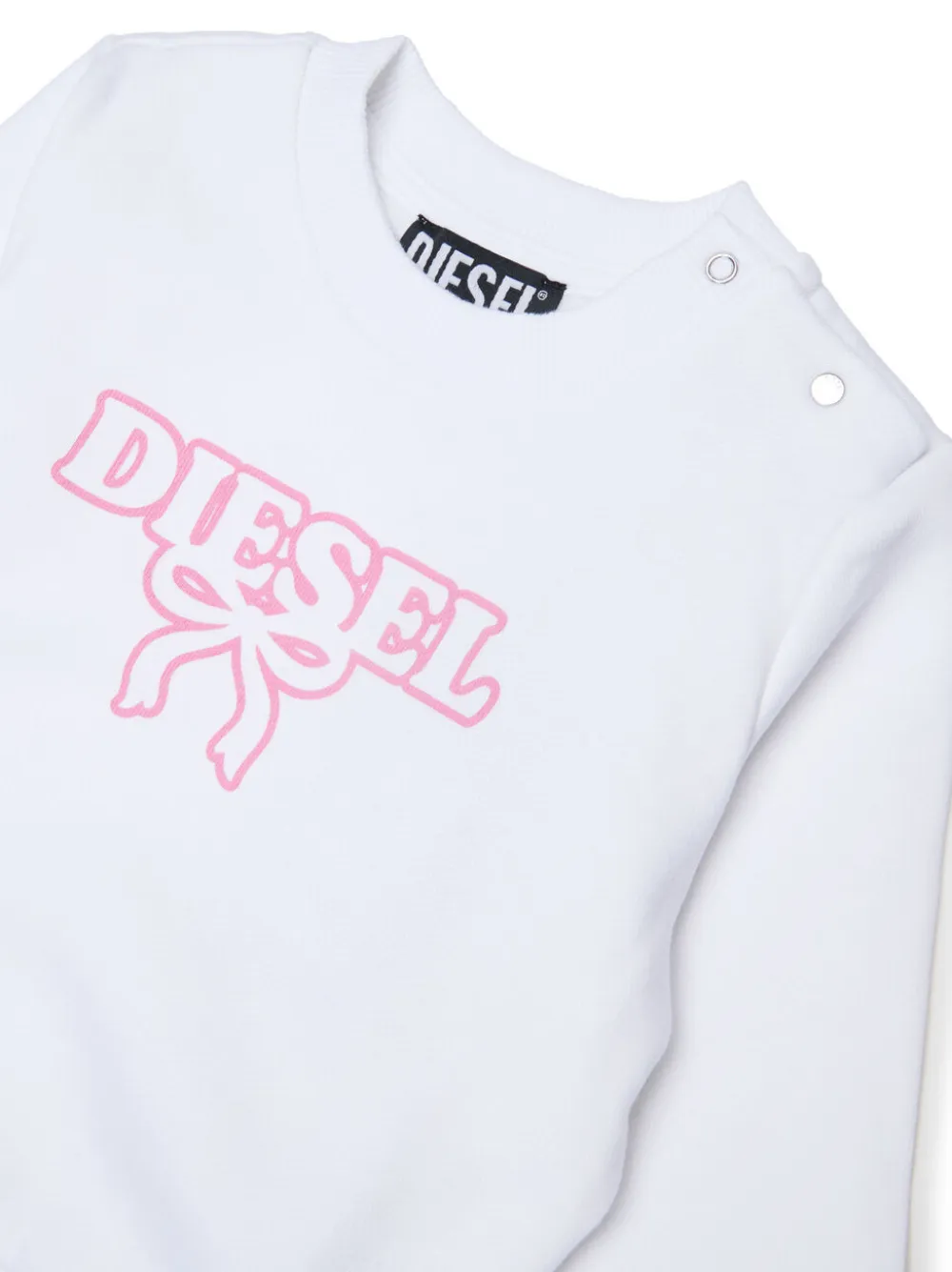 Diesel Kids logo-print cotton tracksuit Wit