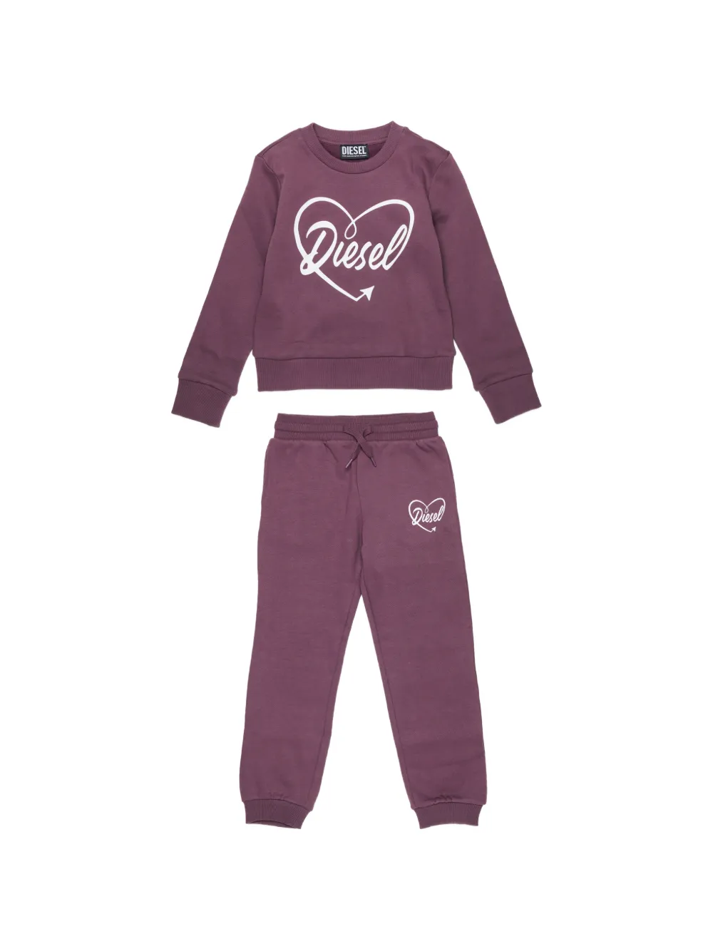 Diesel Kids Tuta sportiva con stampa - Viola