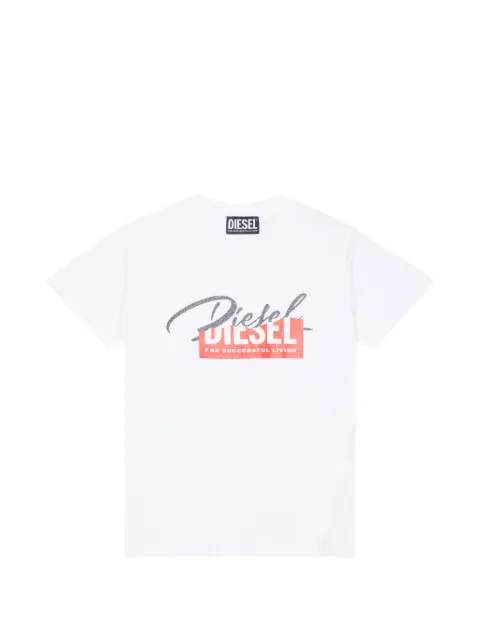 Diesel Kids logo-print cotton T-shirt