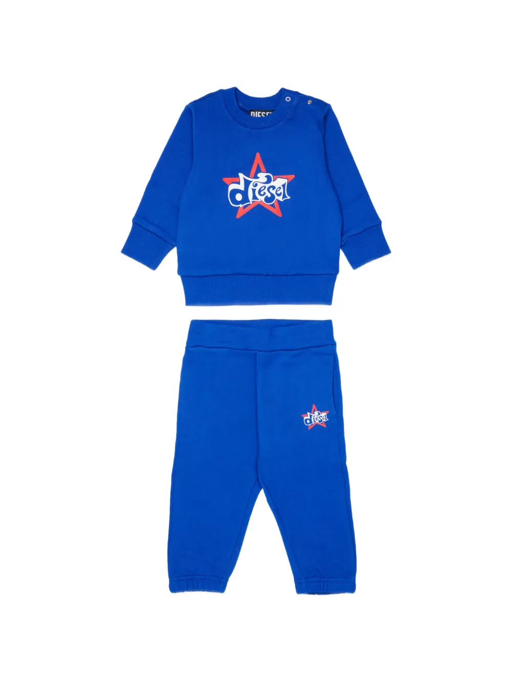 Diesel Kids Tuta sportiva con logo - Blu