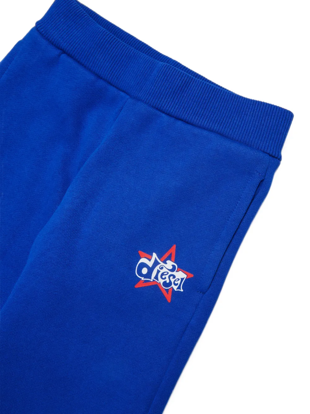 Diesel Kids Trainingsbroek met logoprint Blauw