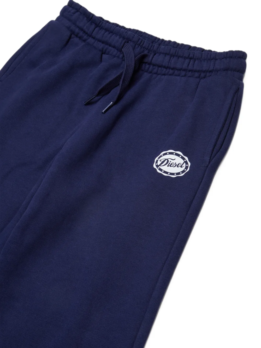 Diesel Kids Trainingsbroek met logopatch Blauw