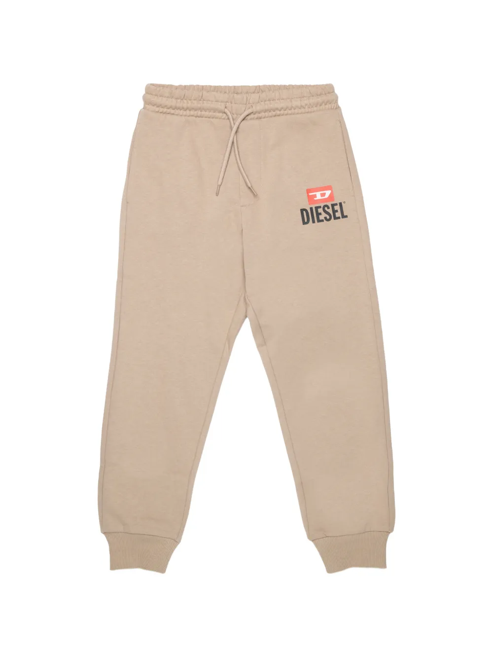 Diesel Kids logo-print track pants - Tons neutres Diesel Kids logo-print track pants - Tons neutres