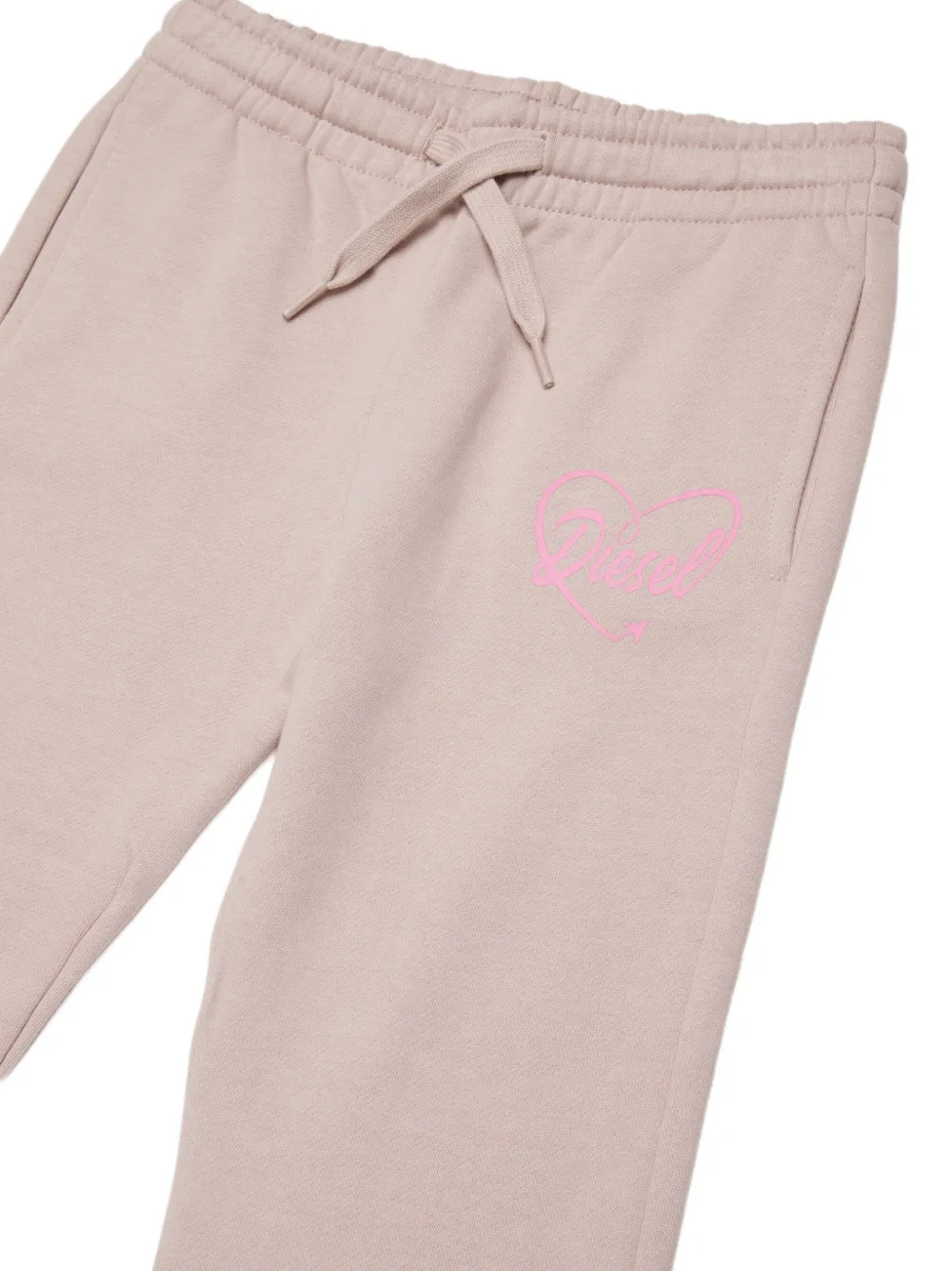 Diesel Kids Trainingsbroek met logoprint Roze