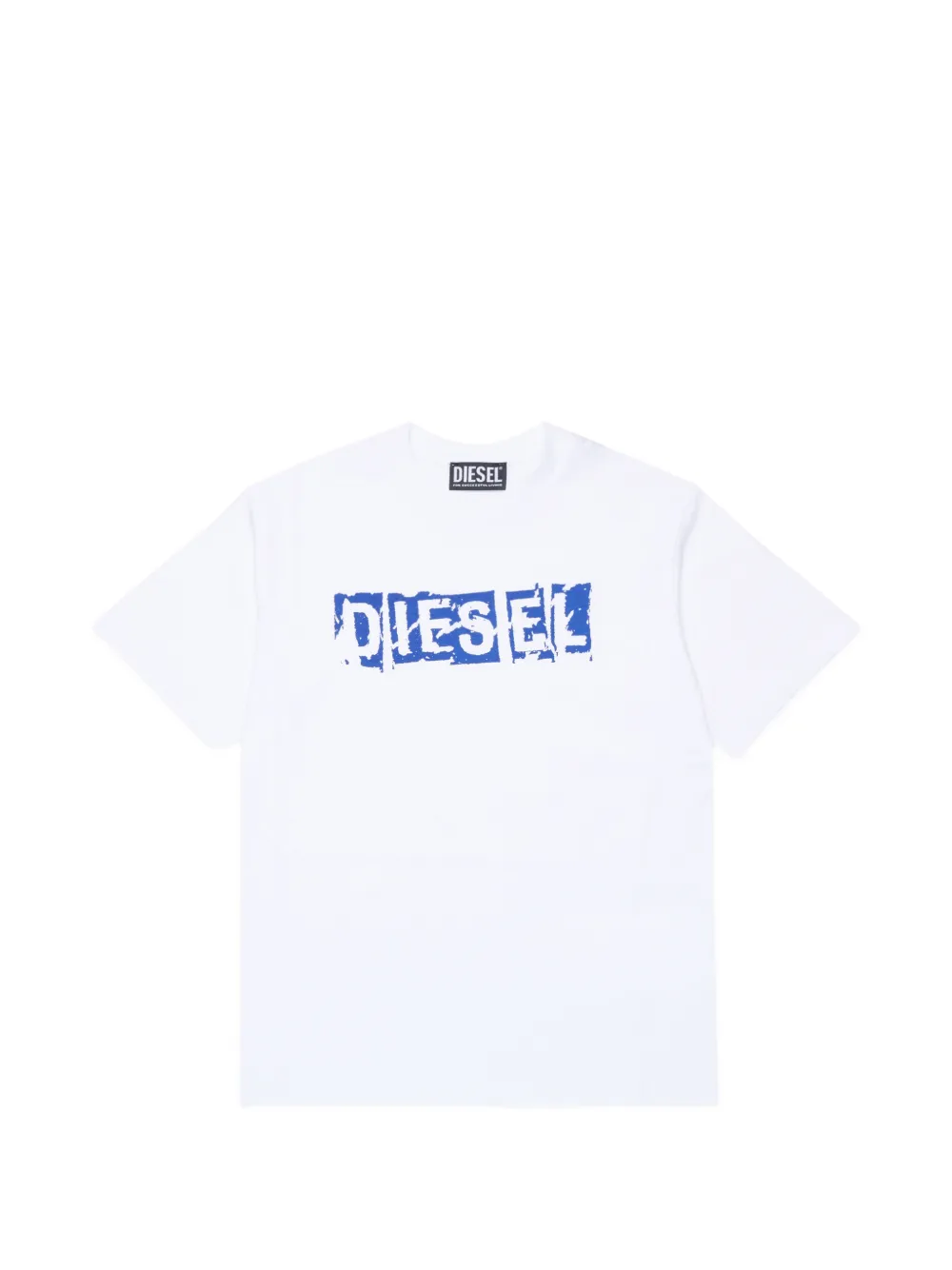 Diesel Kids logo-print T-shirt - Bianco