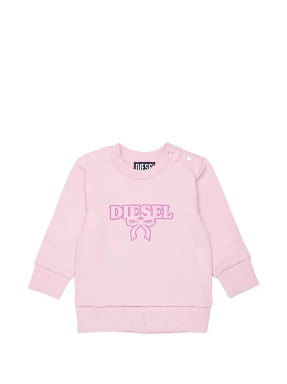 Diesel Kids Maglione con stampa - Rosa