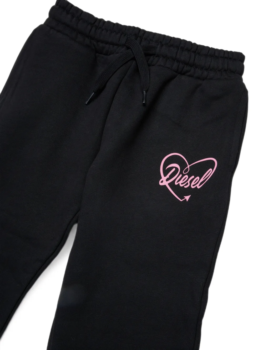 Diesel Kids Trainingsbroek met logoprint Zwart