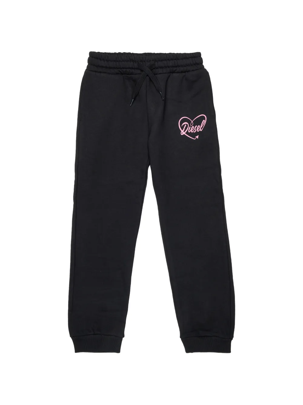 Diesel Kids Pantaloni sportivi con stampa - Nero