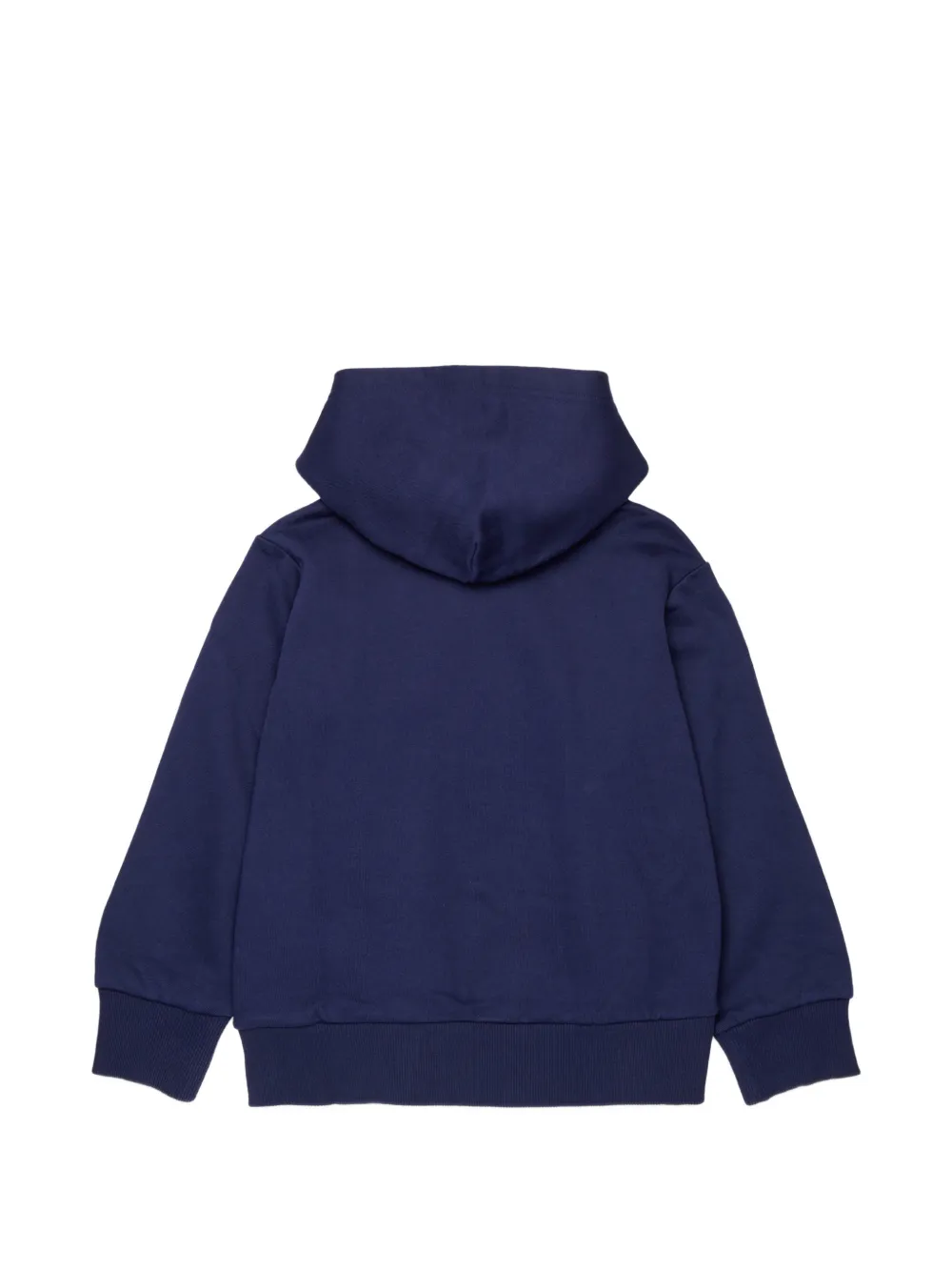 Diesel Kids Hoodie met logoprint Blauw