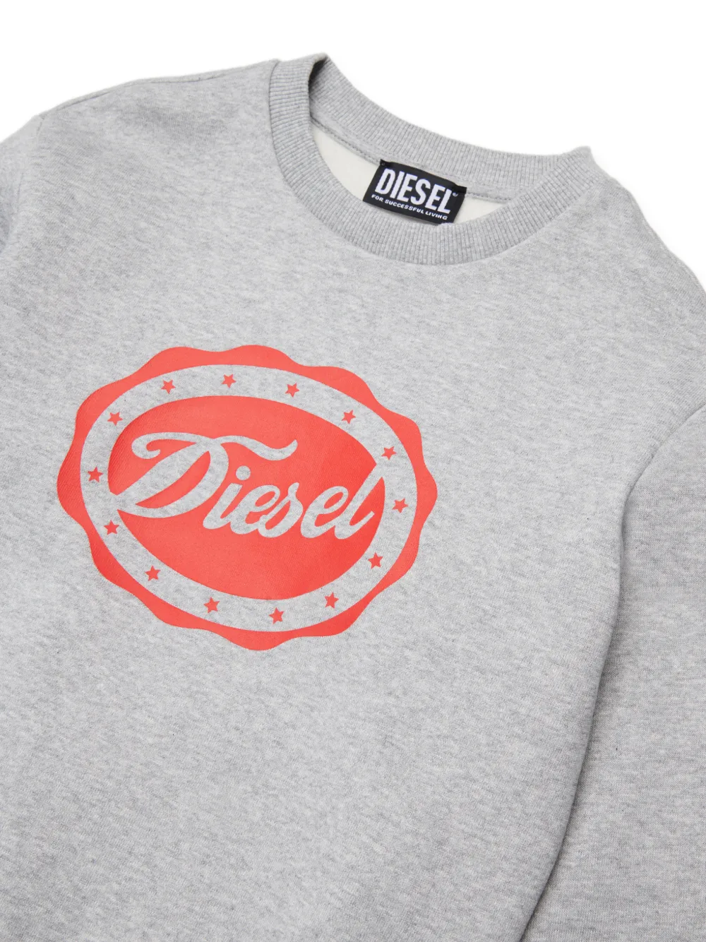 Diesel Kids logo-print sweatshirt Grijs
