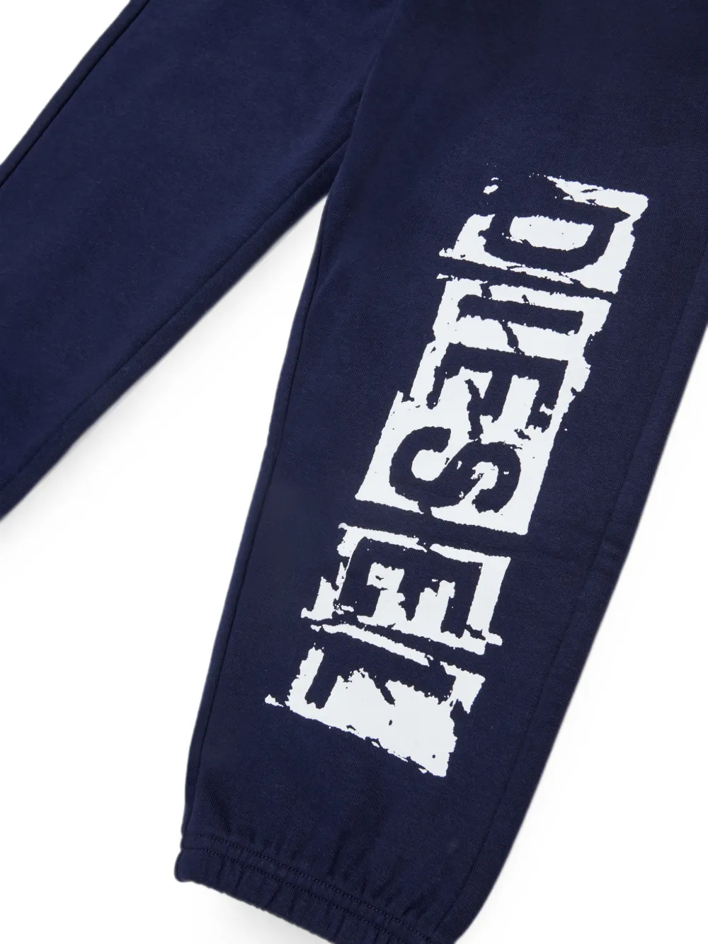 Diesel Kids Trainingsbroek met logoprint Blauw