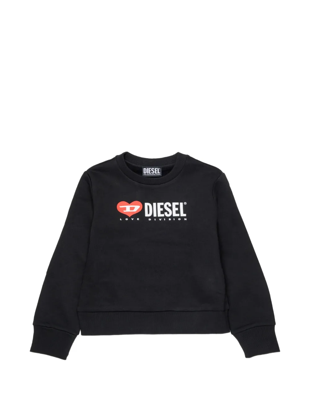 Diesel Kids Maglione con logo - Nero