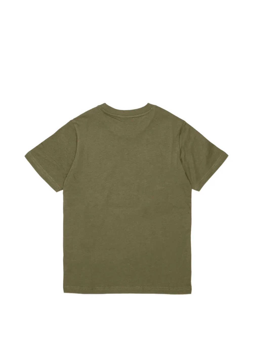 Diesel Kids T-shirt met logoprint Groen