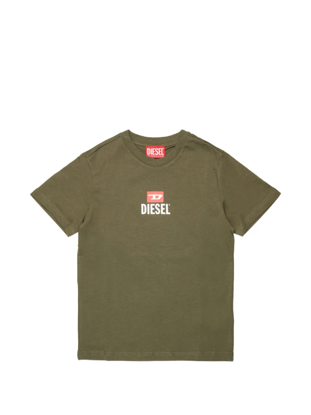 Diesel Kids logo-print T-shirt - Verde