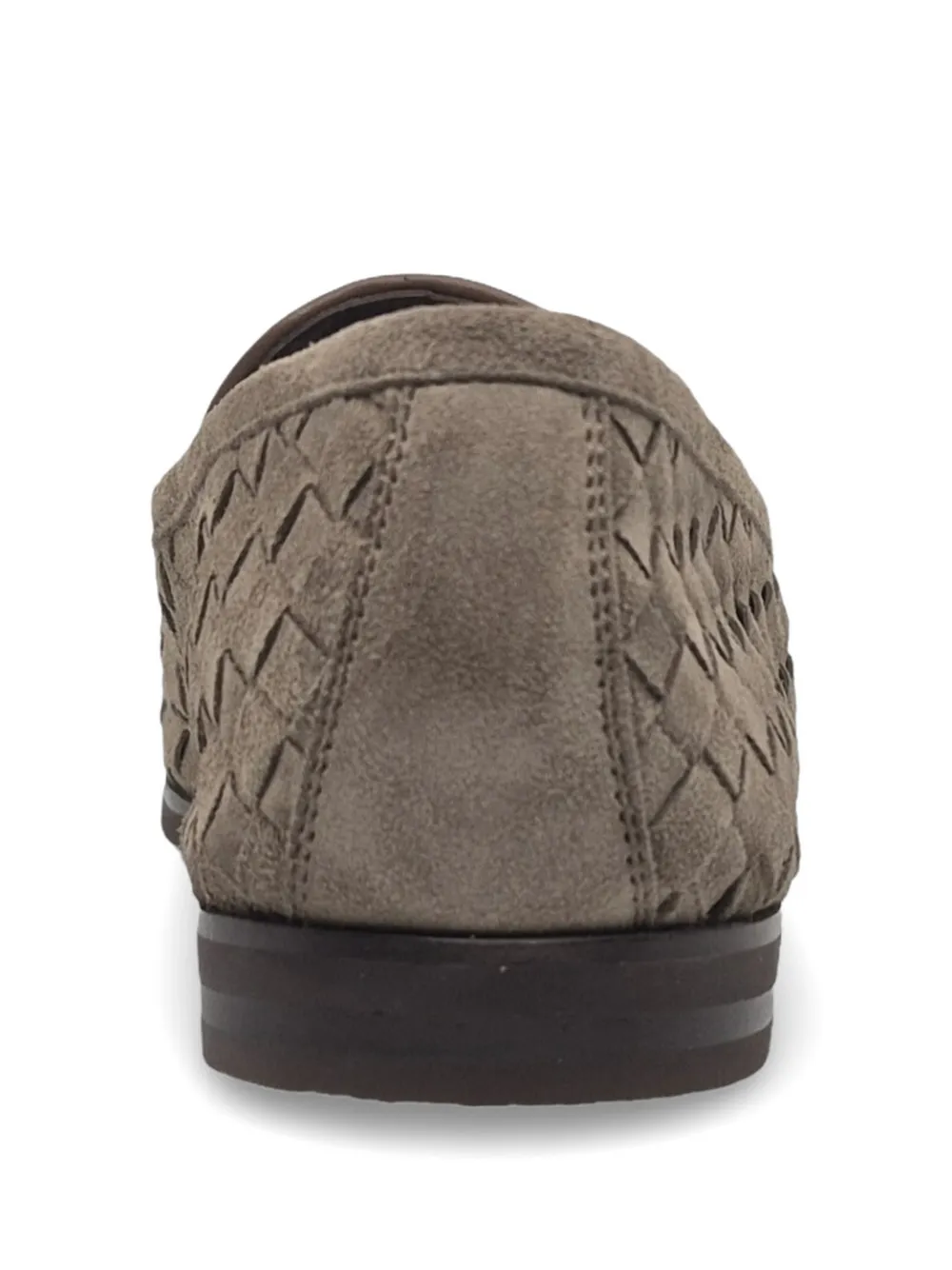 Barrett woven suede loafers Bruin