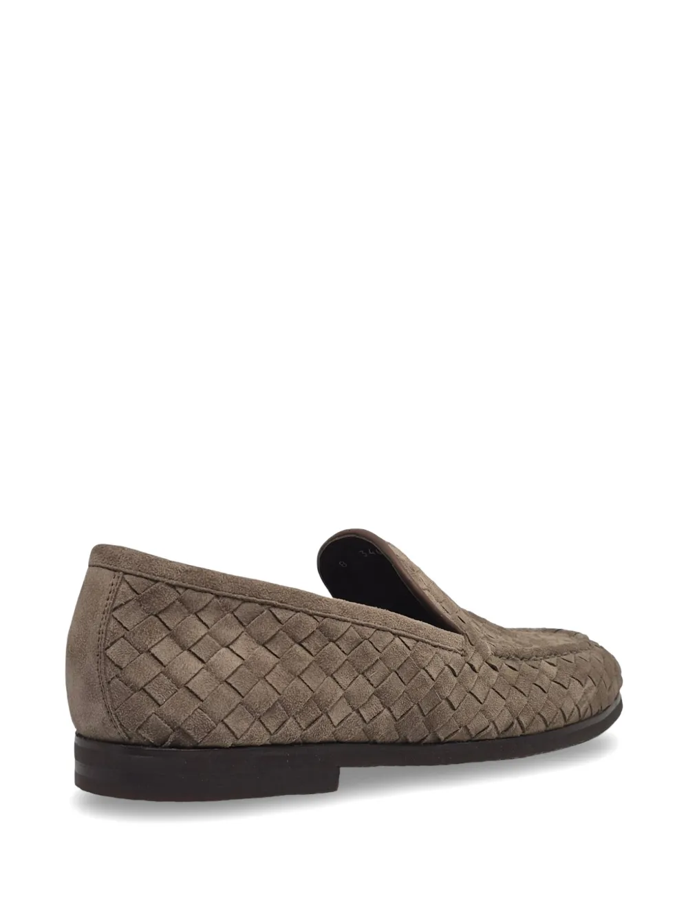 Barrett woven suede loafers Bruin