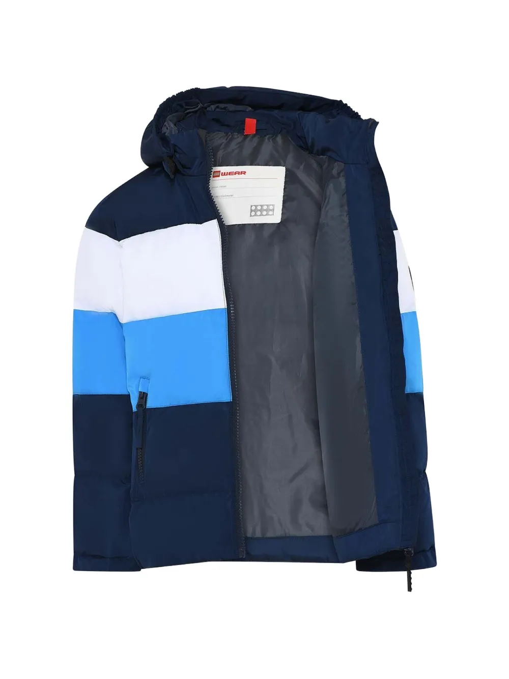 Lego Donsjack met colourblocking Blauw
