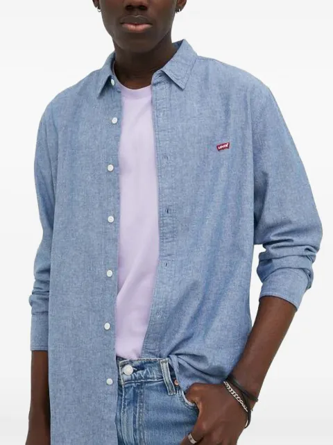 Levi's logo-patch long-sleeve shirt