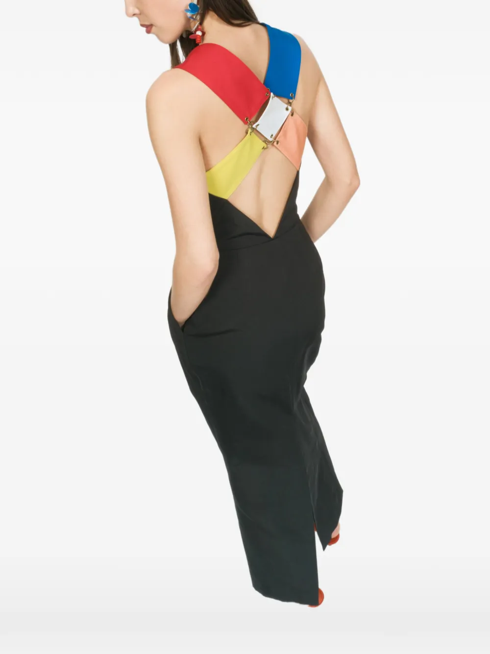 Rosie Assoulin Simon Says maxi-dress Zwart