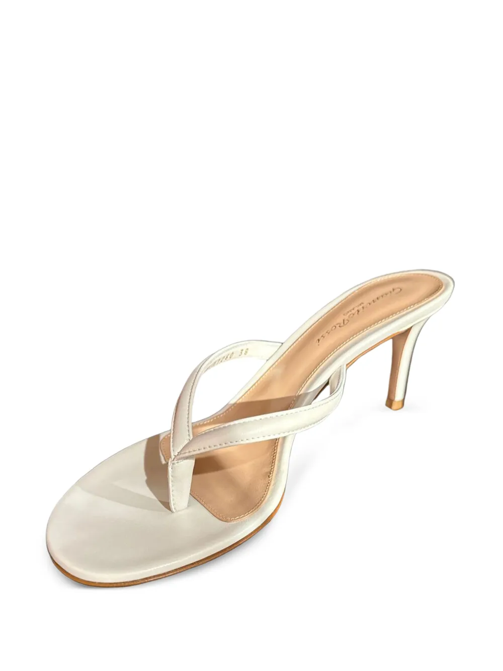 Gianvito Rossi Sandalen met T-band Wit