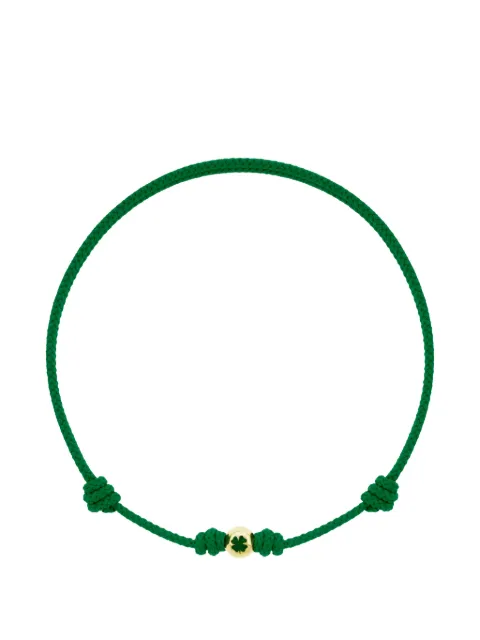 LUIS MORAIS four-leaf clover cord bracelet