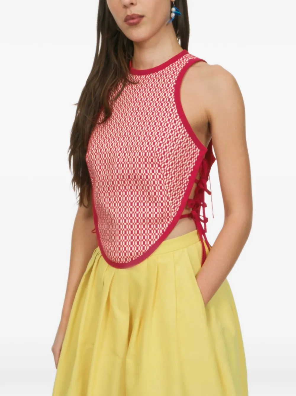 Rosie Assoulin Shield lace-up top · 6
