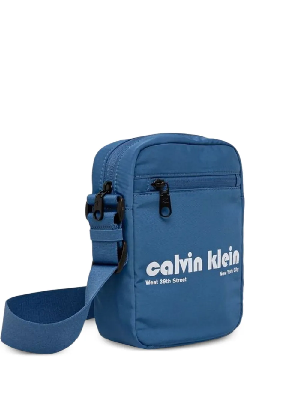 Calvin Klein logo-print Messenger Bag | Blue | FARFETCH