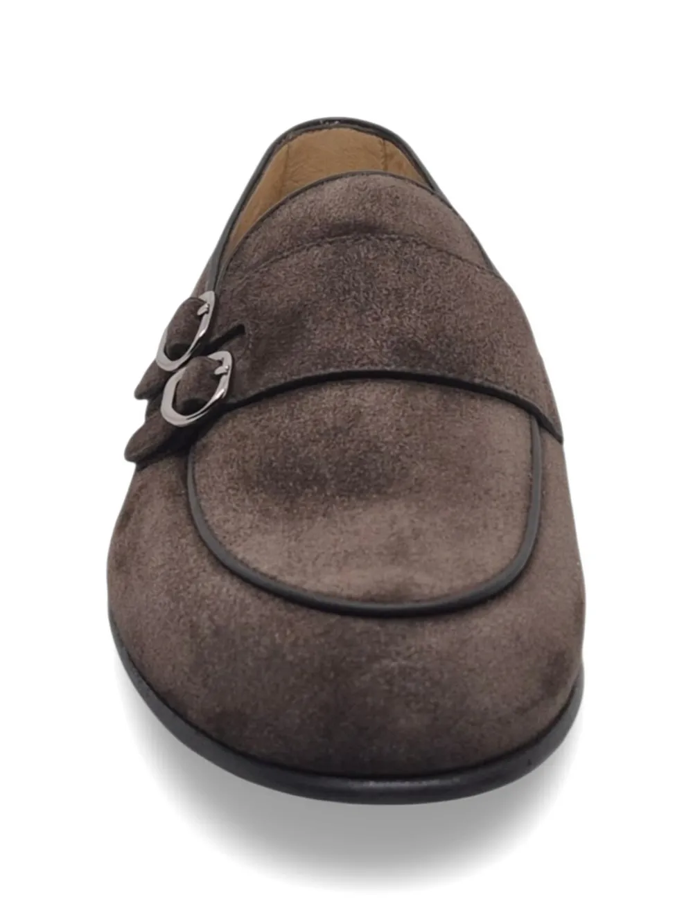 Barrett double-strap suede loafers Bruin