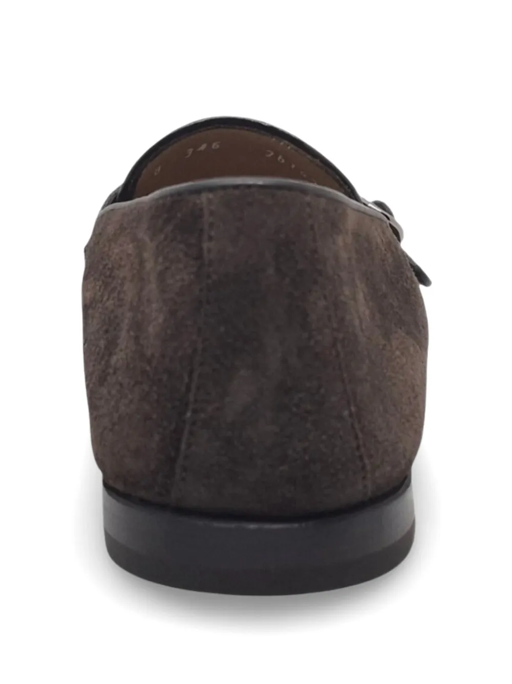 Barrett double-strap suede loafers Bruin
