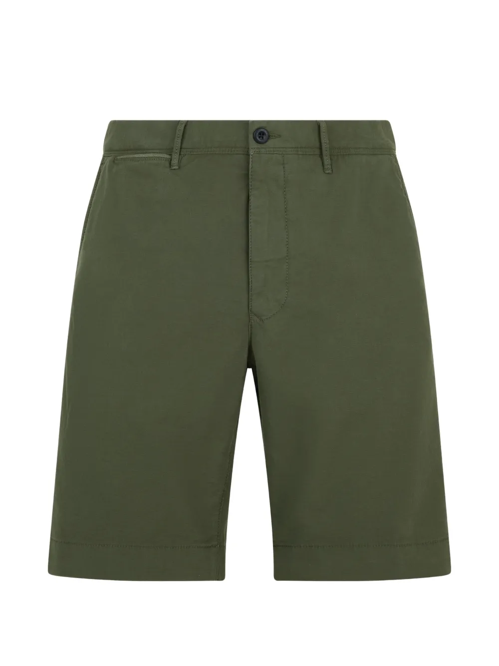 slowear straight-leg flap-pocket shorts - Verde