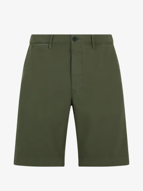 slowear straight-leg flap-pocket shorts