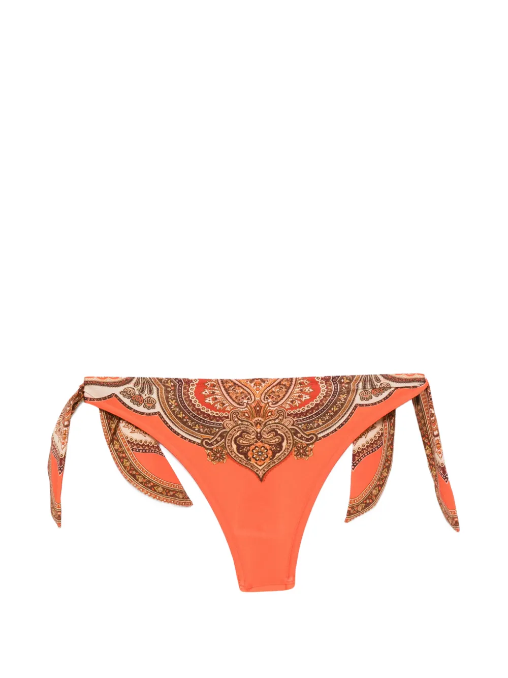 ZIMMERMANN Mahon bikinislip met strik Oranje