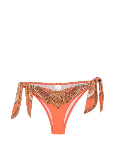 ZIMMERMANN paisley-print tie-side bikini bottoms